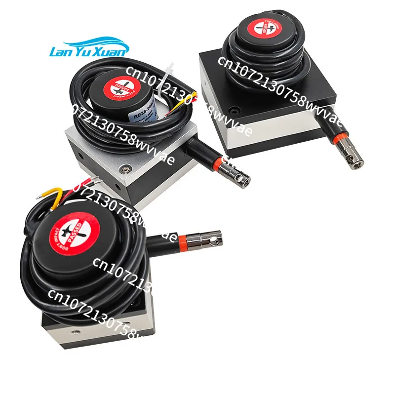 Pull rope displacement sensor linear distance measurement  encoder electronic ruler pulse analog quantity 0-10/5V 4-20mA 0-10KΩ