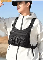 HOMEFISH Outdoor Chest Bag For Men and Women, Tactical Vest For Running, Cycling, EDC Chest Pack Rig For Sports and Workouts 4