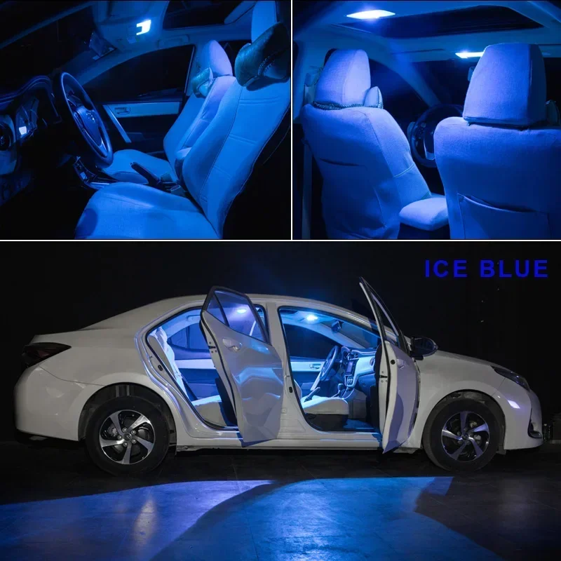 Canbus LED الداخلية القراءة الجذع خريطة قبة طقم إضاءة لشركة فولكس فاجن العلبة mk3 mk4 شاران 7M 7N 2005- 2007 2008 2013 2015 2016 لمبات السيارات #6