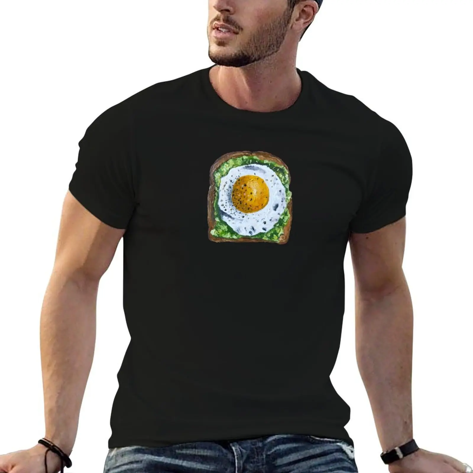 

Avocado Egg Toast T-Shirt mens graphic t shirts man t shirts cotton g man t shirts for men T-shirt