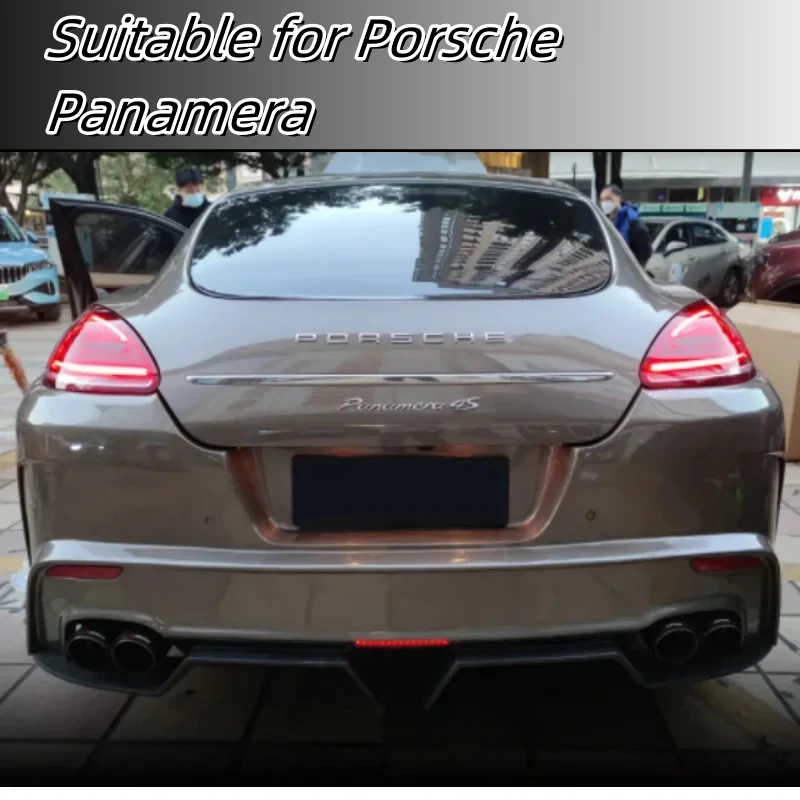 Lampu belakang cocok untuk Porsche Panamera 970 2010-2013. Lampu belakang yang baru diupgrade