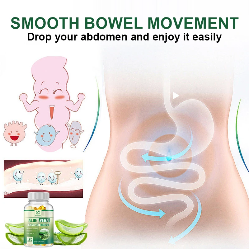 كبسولات الصبار - تساعد على تعزيز الهضم الصحي وإزالة السموم وتنظيف المعدة وتعزيز الجهاز المناعي #5