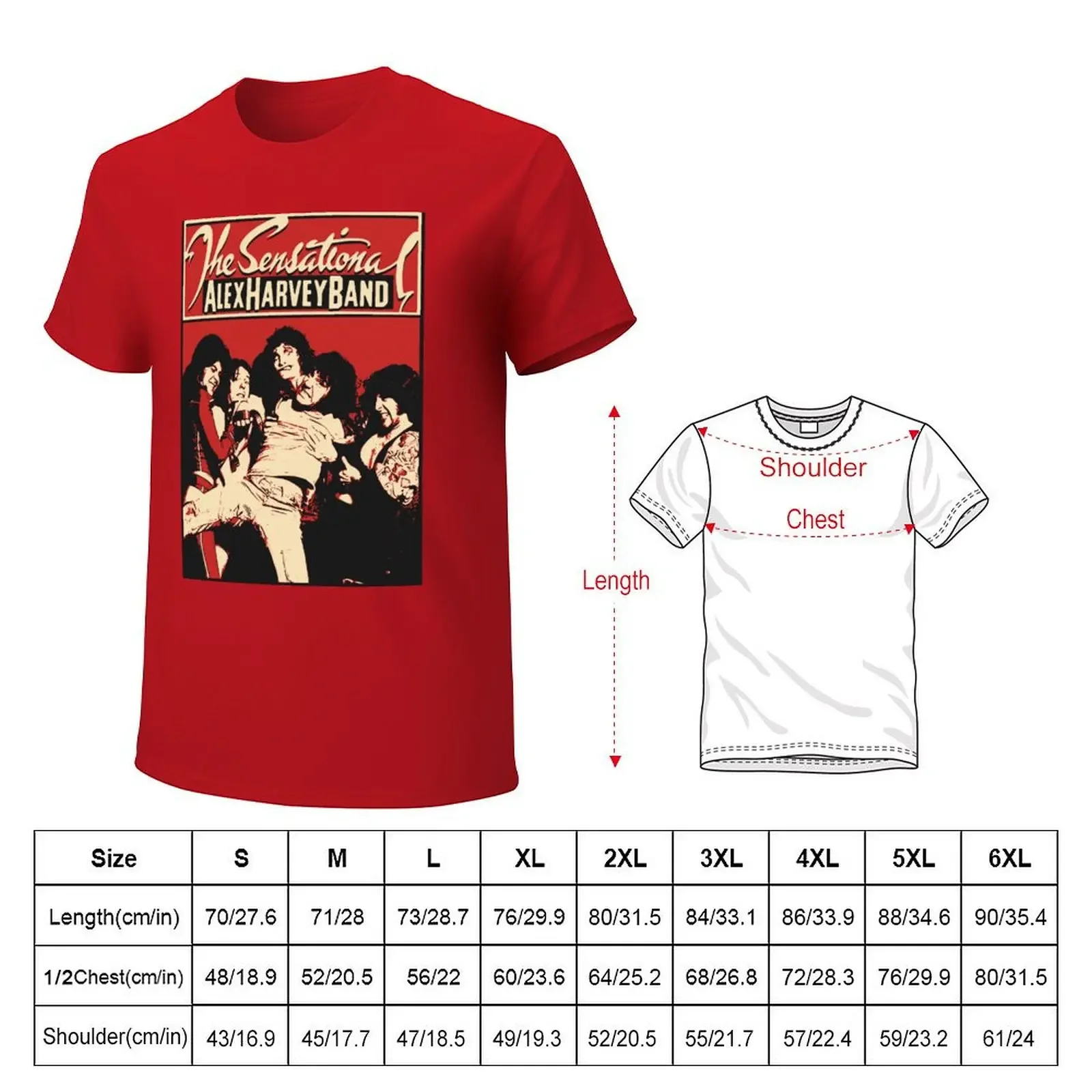 The Sensational Alex Harvey Band T-shirt quick drying tees kawaii clothes designer t shirt men