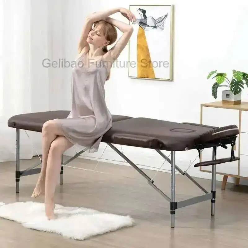 

Aesthetic Stretchers Massage Tables Electric Tattoo Chair Furniture Maca Beauty Salon Bed Beautician Cosmetic Table Portable De