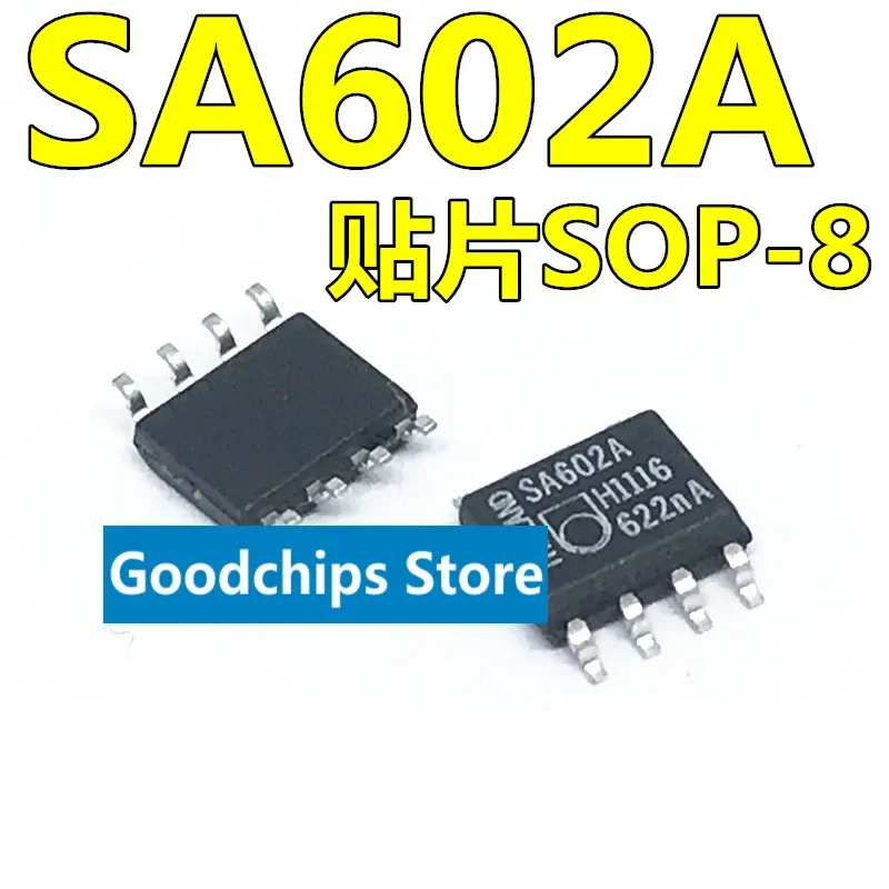 SOP8 SA602 SA602A SA602AD SA602ADR Double Balanced Mixer Oscillator SMD SOP-8