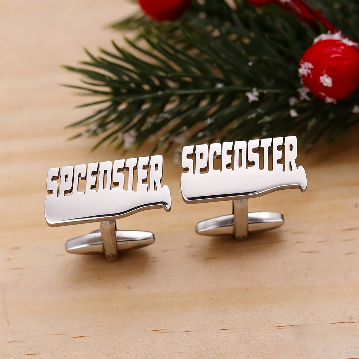 Personalized Letter With Baseball Bat Base Cufflinks Stainless Steel Custom Men's Jewelry Elegant Gentleman Shirt Accessory