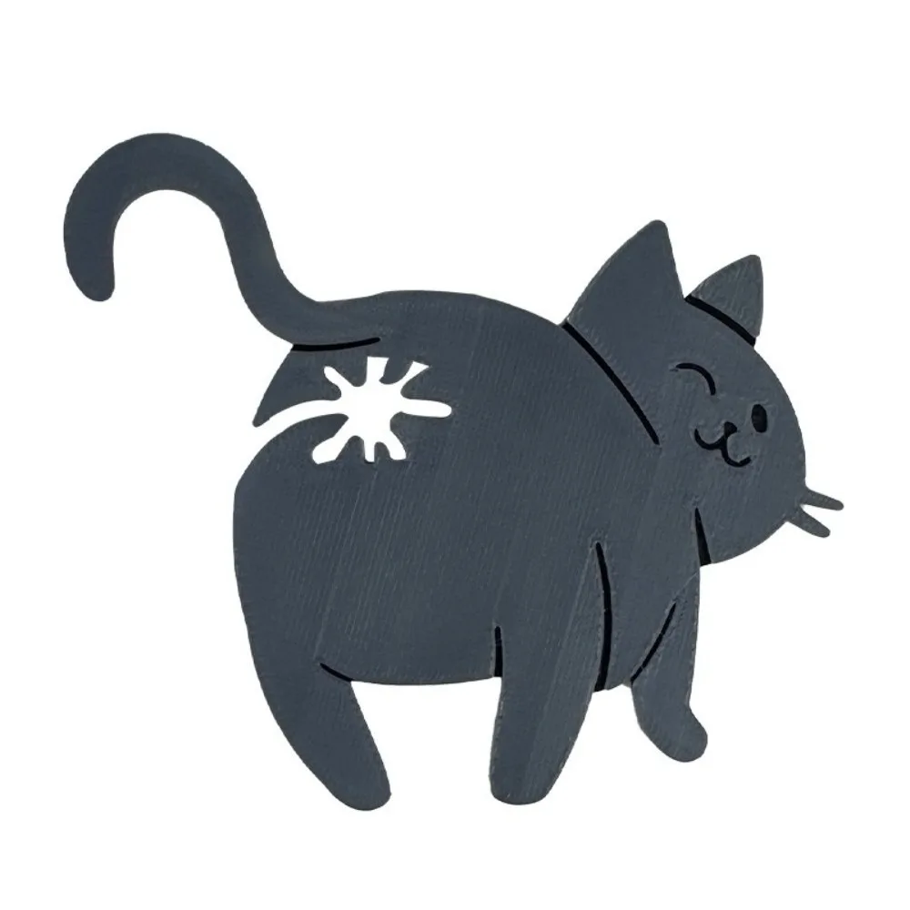 Cute 3D Printed Bread Bag Clip Cat Butt Kitchen Gadget Snack Bag Sealing Clip Novelty Food Storage Bag Clip For Cat Lovers
