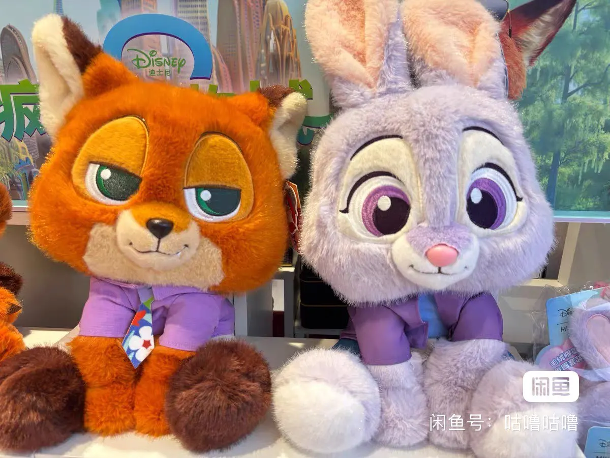 

Новая натуральная плюшевая кукла Zootopia Judy Nick, модная кукла, гаражный комплект, украшение для рабочего стола, коллекция игрушек, подарок на день рождения, Рождество