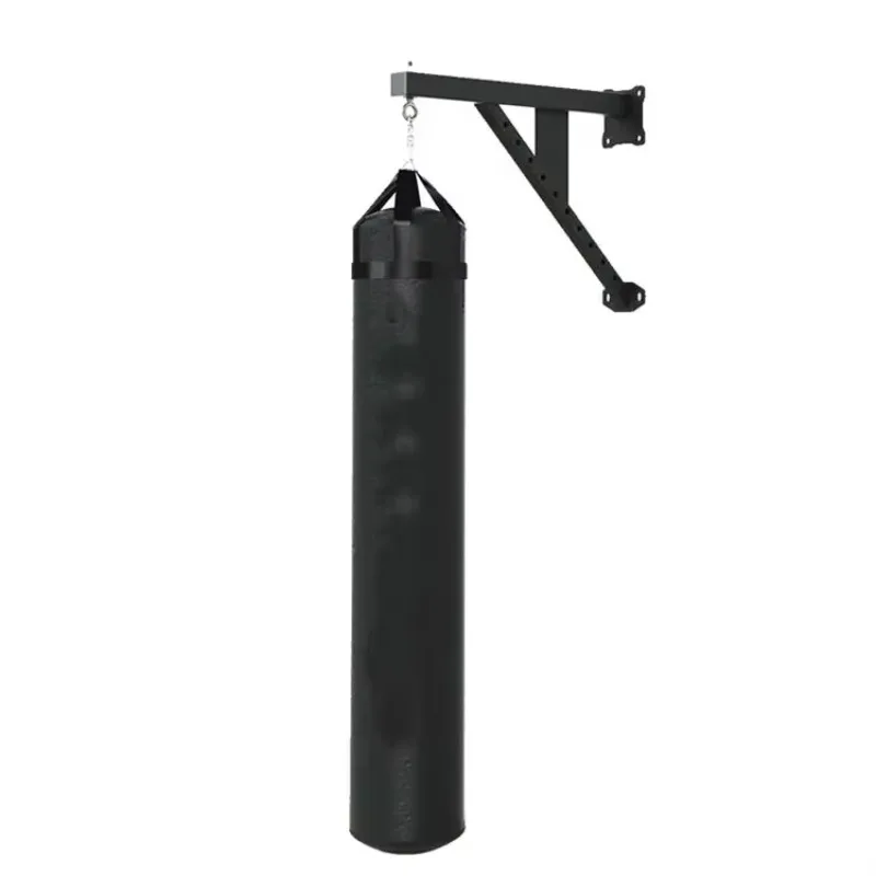Carbon Steel Triangle Bracket Powder Coated Wall Mount Sandbag Arm Rack for Gym Home