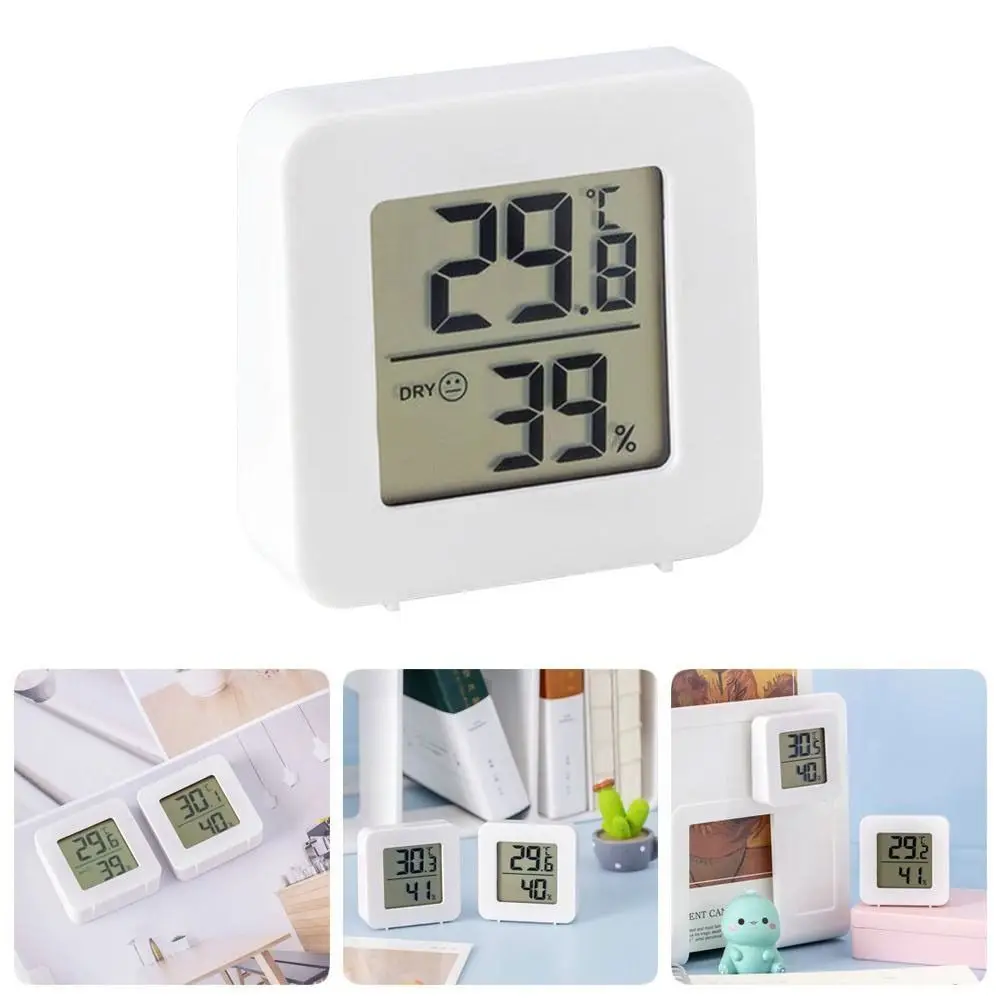 Portable LCD Digital Thermometer Mini High Accuracy Hygrometer Professional Baby Room Thermo-Hygrometer Household