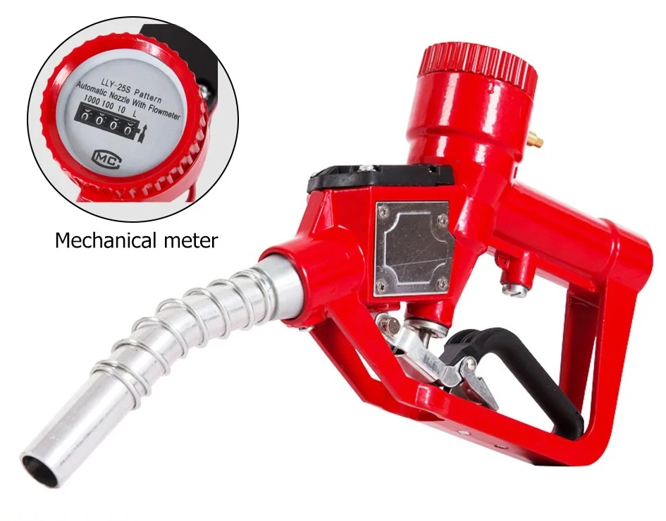 LLY Self-sealing Refueling Gu N High Precision Petrol Die Sel Mechanical Metering Gu N Adjustable Flow Meter Automatic Jump Gu N
