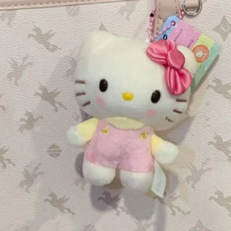 9 سنتيمتر لطيف الكرتون Kawaii مرحبا كيتي أفخم دمية المفاتيح حقيبة قلادة لعبة هدية
