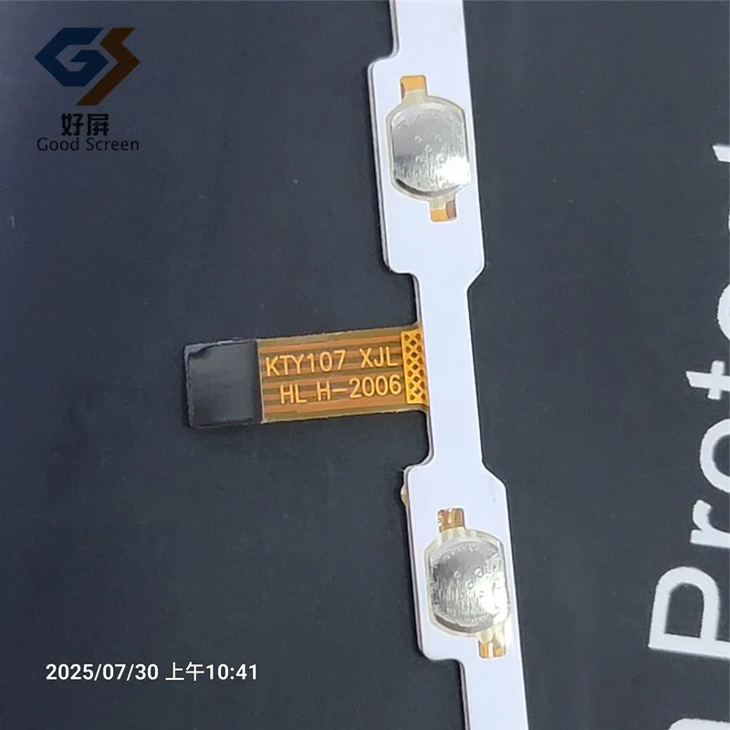 

For KTY107 XJL HL H-2006 6PIN 49MM Tablet spare parts Switch on off Power Volume button Cable Flex