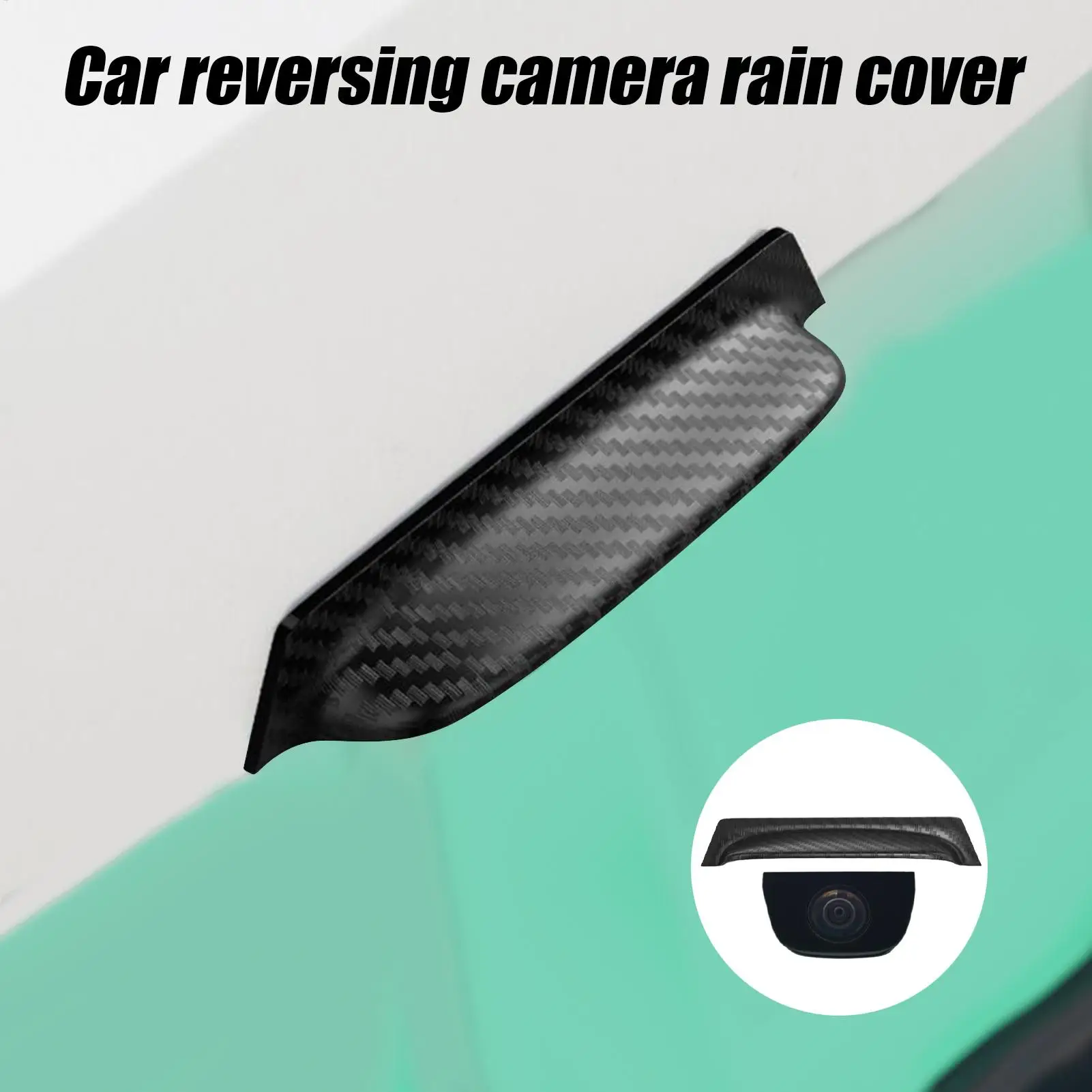 

For For Car Reversing Camera Rain Cover Rear Camera Rain Shield For Car 360 Degree View Anti-Rain Cover For Reversing Cameras