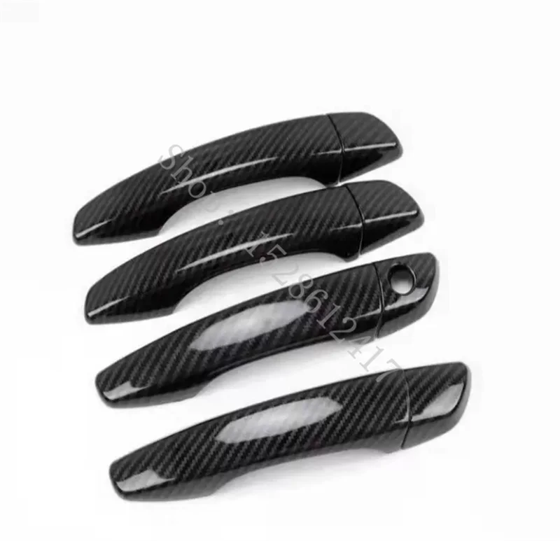 For Citroen C3 MK3 2017 2018-2021 ABS Door Handle Cover car door handle protector trim Overlay Molding Garnish car-styling