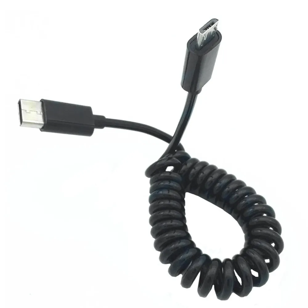 Spirála stočený USB 3.1 type-c  ženské na mikro / mini  5P pánský  adaptér adaptor kabel 1.0M 3FT