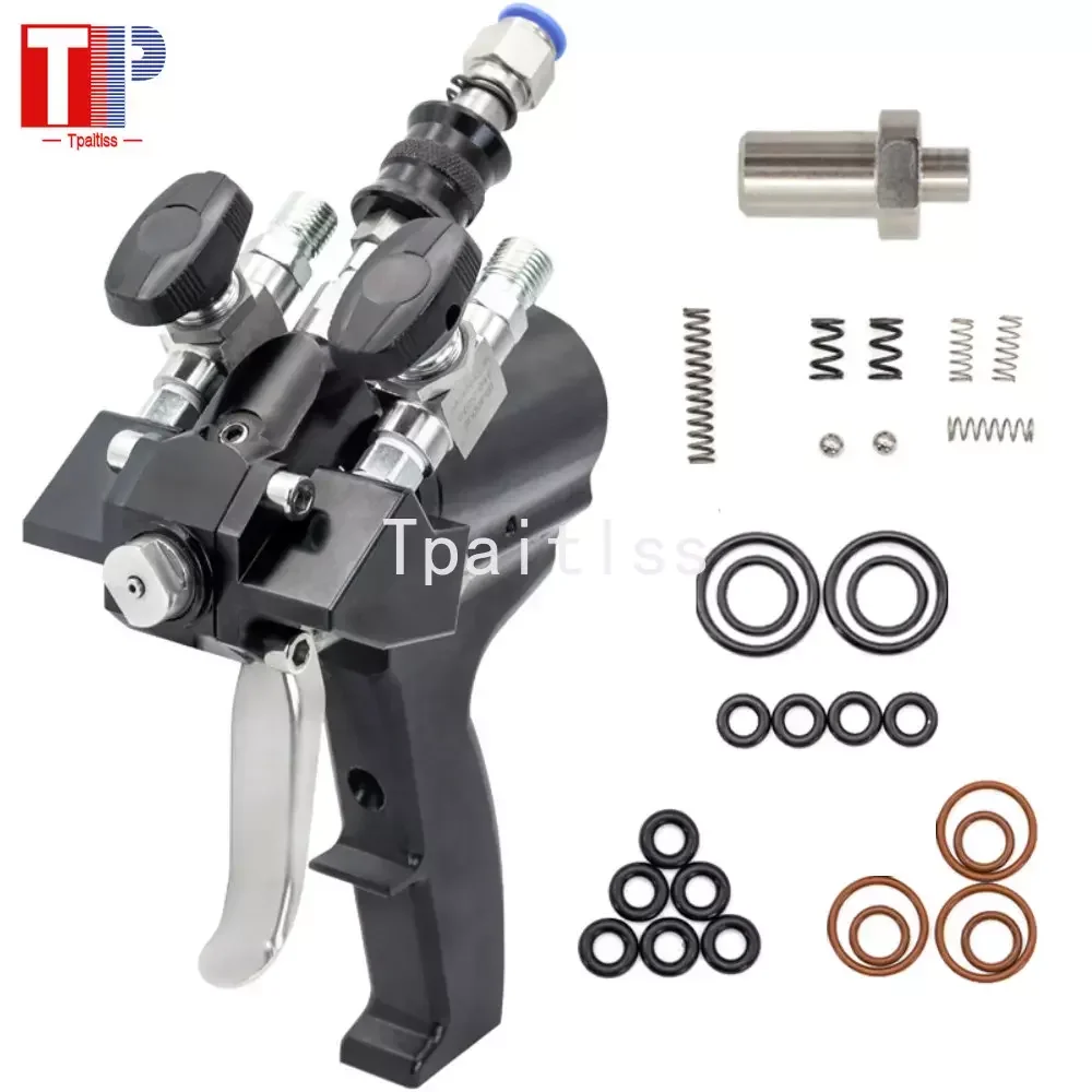 Tpaitlss PU P2 Polyurethane Foam Spray Gun 35Mpa with Accessories Combination