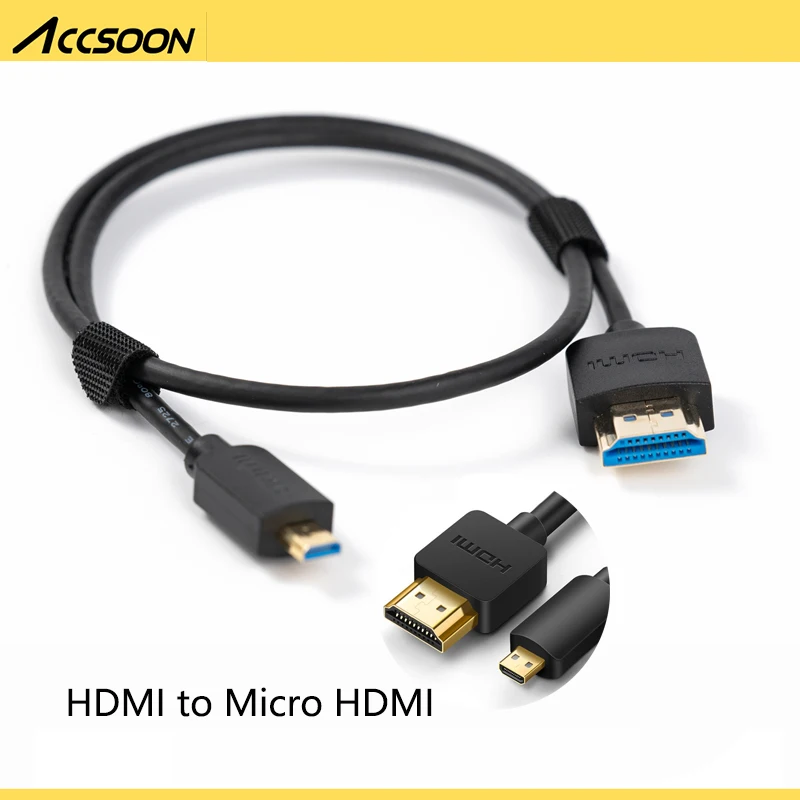 Accsoon Camera Contron Cable HDMI Cable XC-HD-P5 Length 25 CM For Photo Studio