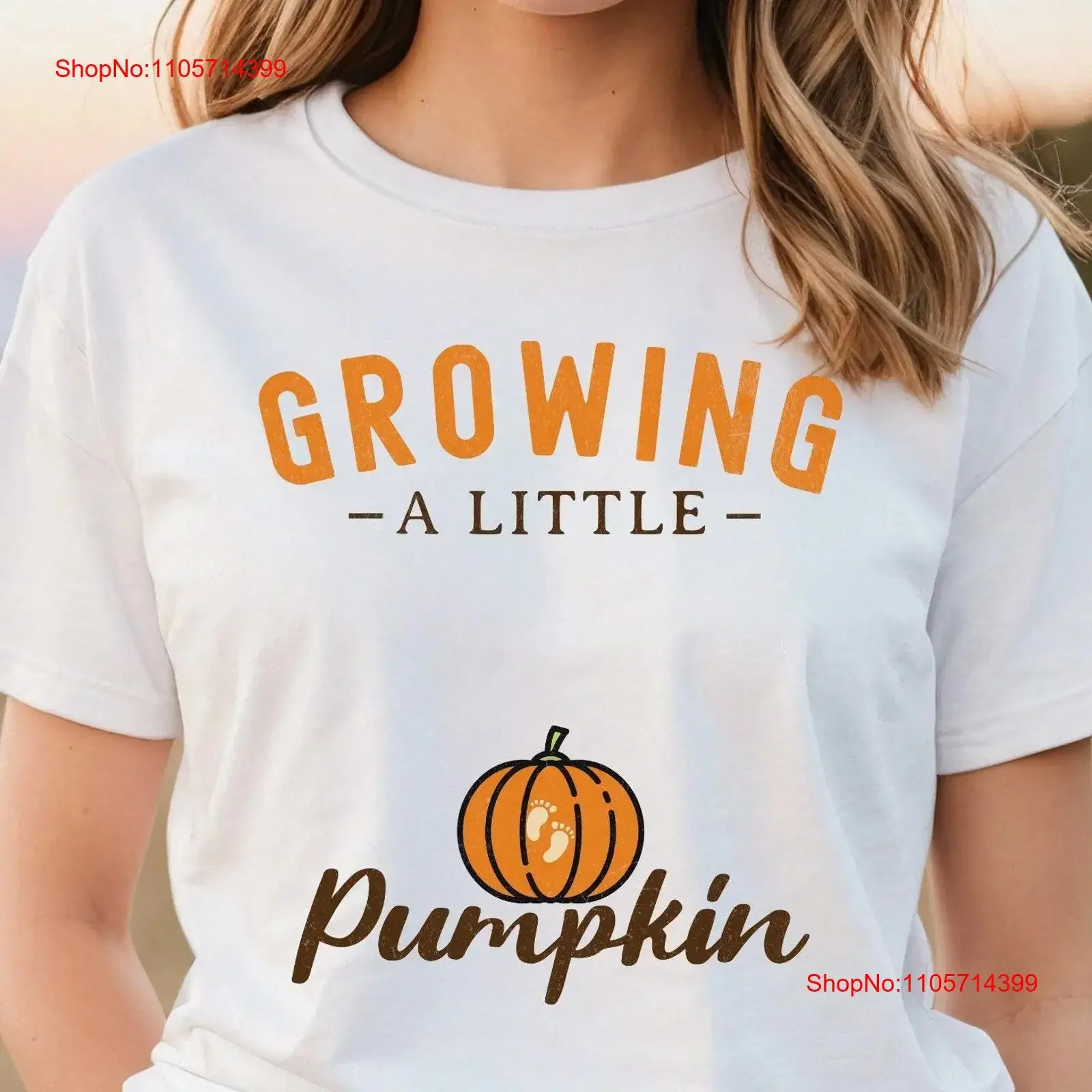 Growing a Little Pumpkin T Shirt Pregnancy New Mom To Be Funny Maternity Halloween Baby Thanksgiving Fall vintage Washed Casual