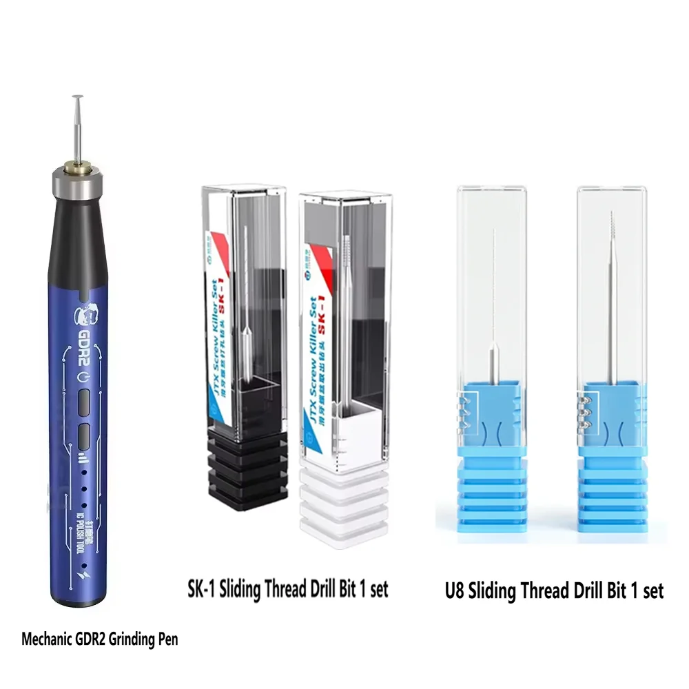 سبيكة انزلاق الموضوع مثقاب الخشب 2 قطعة مجموعة لإزالة المسمار جردت سهلة عكس خارج مسامير التالفة أدوات Lanrui U8 JTX SK-1 #2