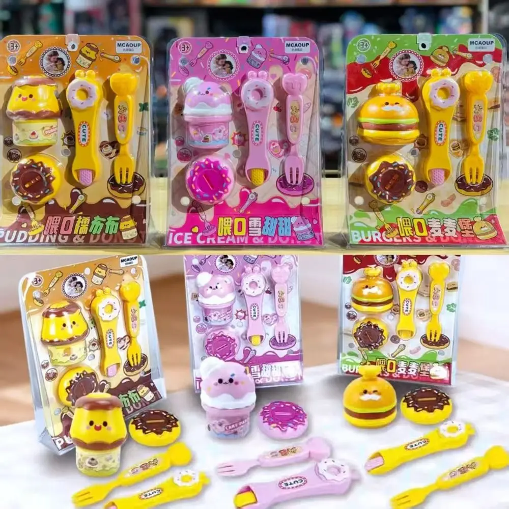 Alimentazione alimentare Budino Alimentazione Simulazione Prima educazione Hamburger Budino Giapponese Fai finta di giocare Gioca a casa Giocattoli Regalo