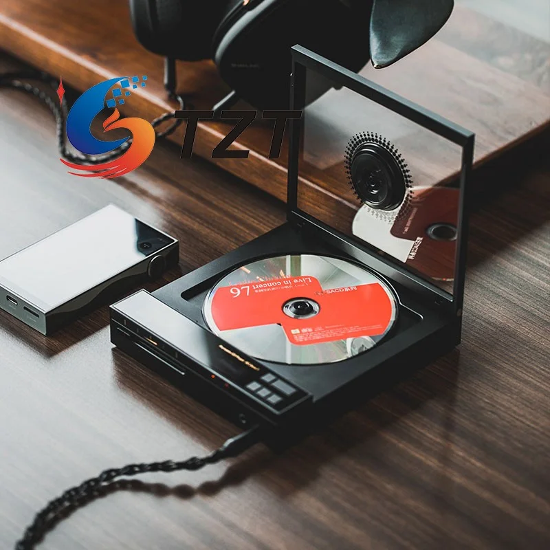 TZT EC Zero T أنبوب إلكتروني محمول R2R مشغل أقراص مضغوطة احترافي Bluetooth5.3 يدعم USB DAC PCM768/DSD512