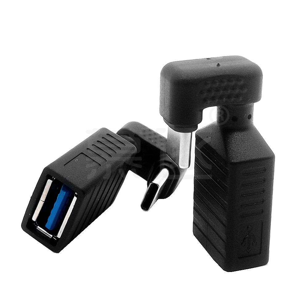 Zewnętrzny dysk U, mysz i klawiatura, adapter OTG 180 stopni, złącze USB-C męskie na USB 2.0/3.0 żeńskie.