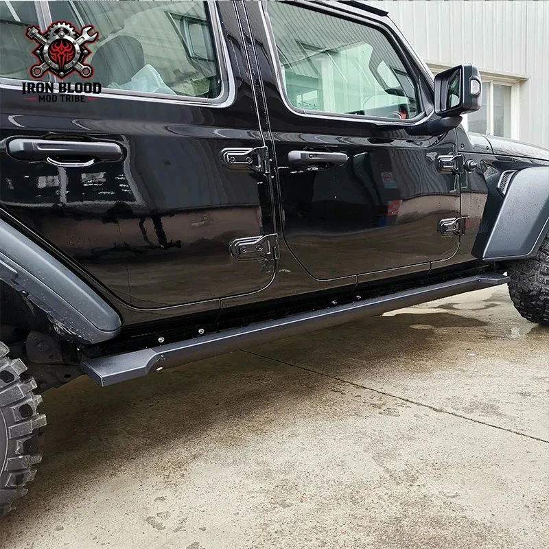 Suitable for Side Steps Automatic Aluminium Alloy Electric Running Board Wrangler JL 4 Door Sahara Rubicon 2018-2024