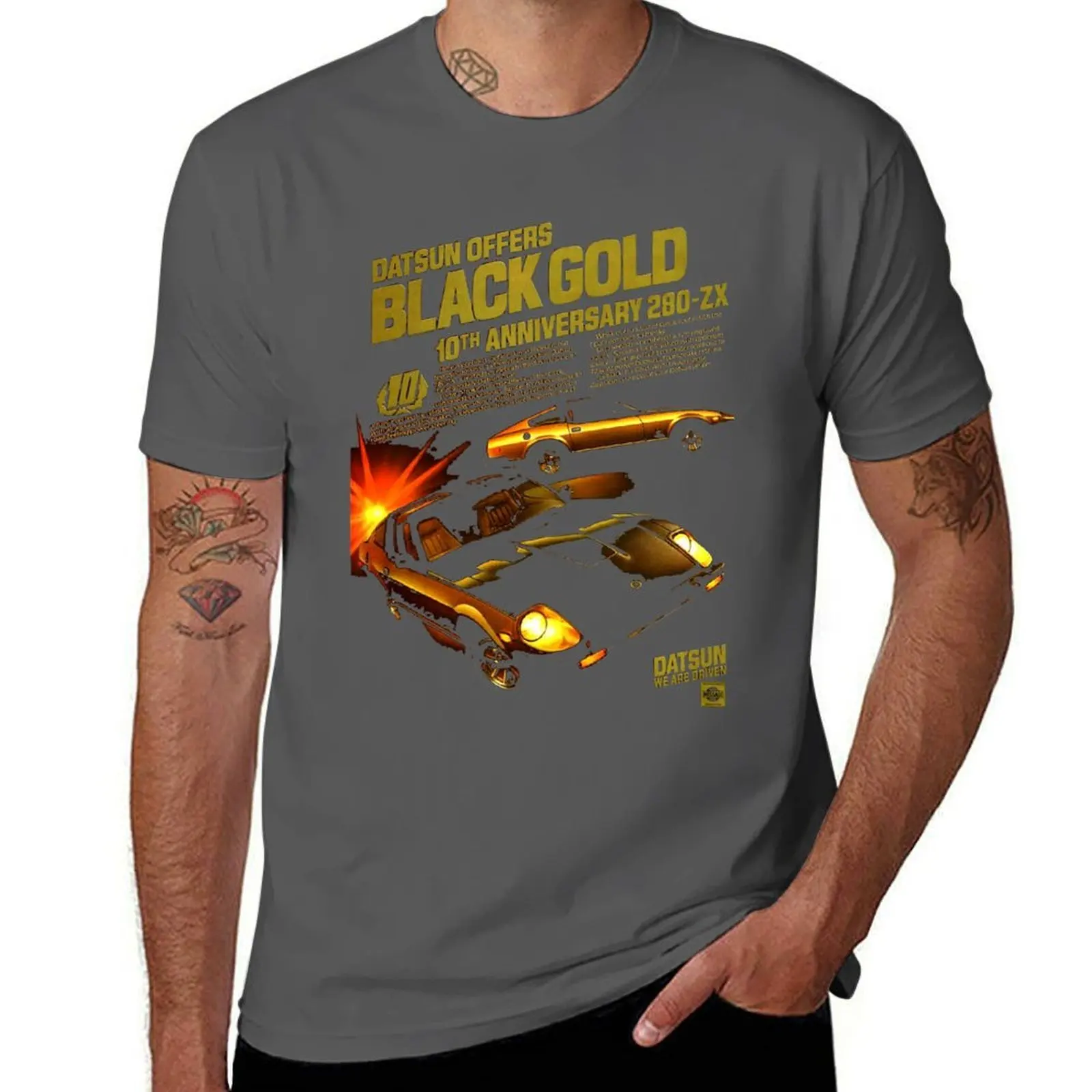 Camiseta 280 DATSUN ZX, Camiseta Informal de Estilo Urbano Básico