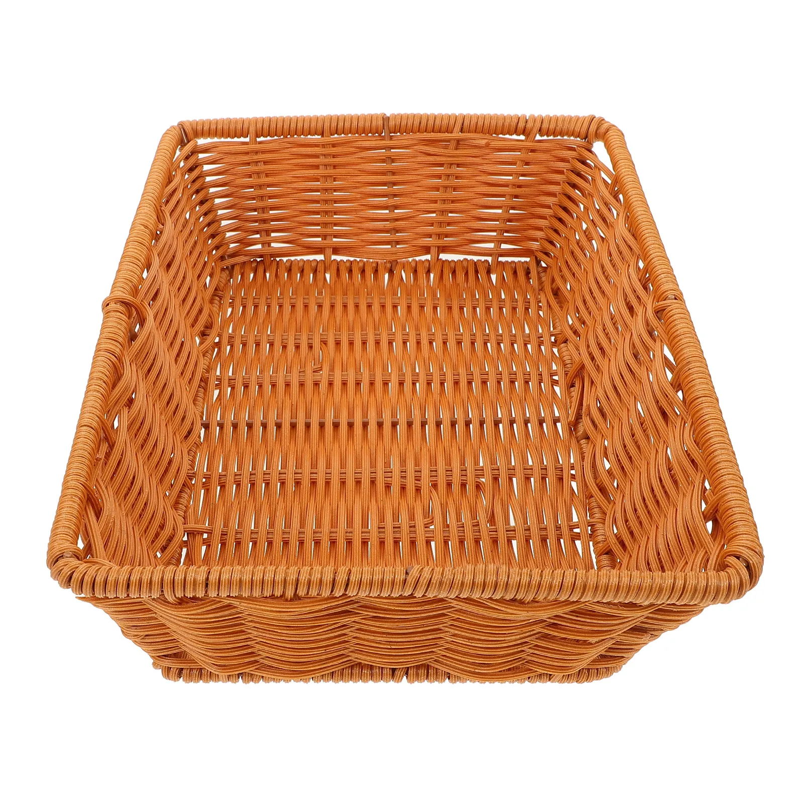 

Stylish Woven Bread Baskets Pp Material Reinforced Construction For Kitchen Dining Room Bread Warming Basket Burlap