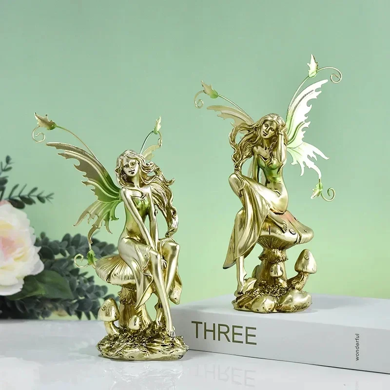 

Mythical Flower Fairy Resin Decorative Office, Living Room, Desktop, Garden Luxury Decorative Ornaments