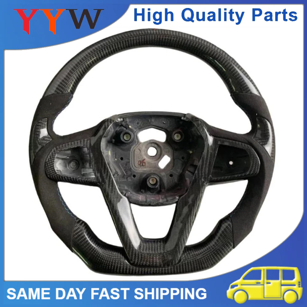

1PCS NEW Car Alcantara Carbon Fiber Steering Wheel Durable For BMW 3/5 Series G20 G21 G28 G30 G31 G38 Car Steering Wheel