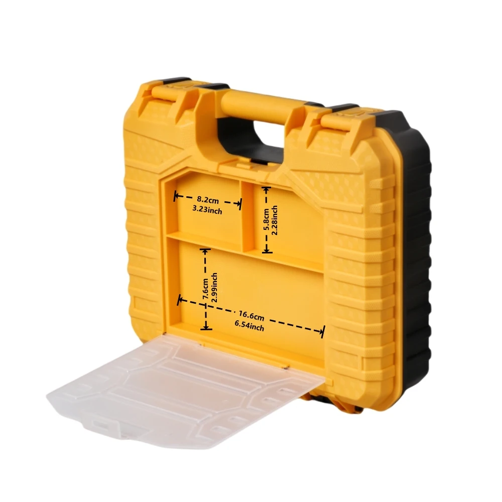 Tool Box Applicable To12V/16.8V/21V Electric Drill  Professional Plastic Case