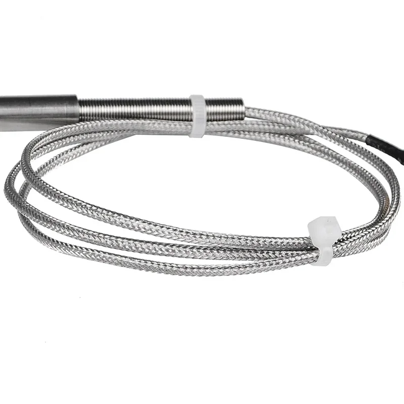 1300°C K type EGT Motor Exhaust Gas Temperature Sensor Stainless Steel Probe Thermocouple Tube Thread 1/2’\' NPT Elbow Male Plugs