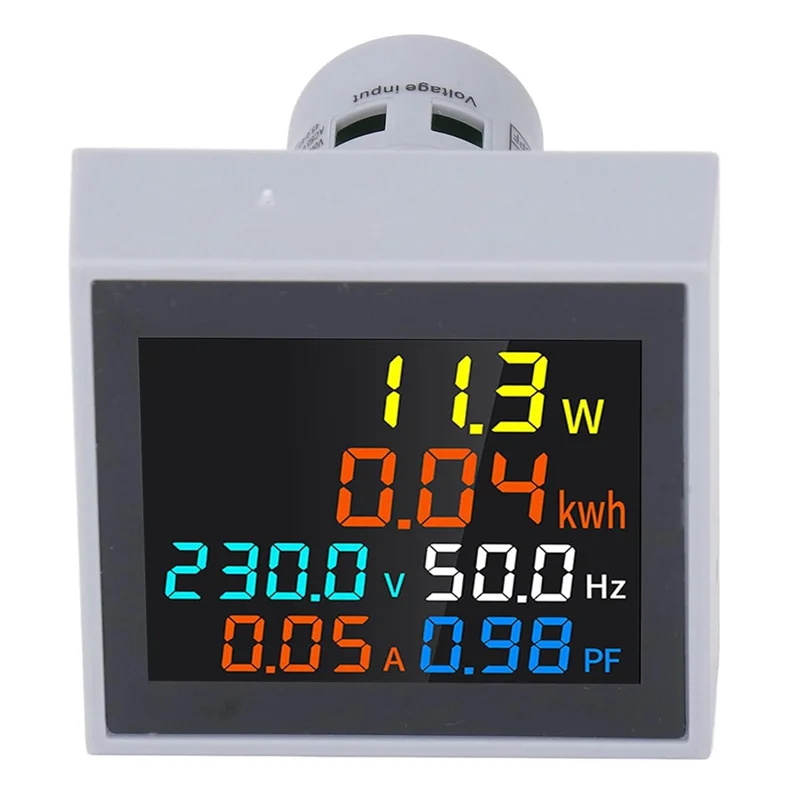 Misuratore digitale multifunzione 6 in 1 Monitor di frequenza di potenza di tensione CA per uso domestico SPM004-[Qahk]