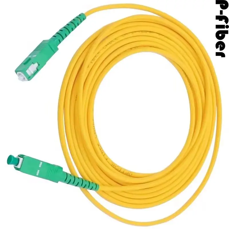 optical fiber jumper SCAPC-SCAPC 1-100m patchcord Simplex singlemode 1m 2m 3m 5m 10m 15m 30m extension cable FTTH P-fiber optic