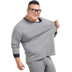 Pijamas de invierno para hombre, pantalones para dormir, camisón con cuello en V de talla grande 6XL 7XL, ropa de dormir para el hogar, pantalones sueltos para dormir, ropa para el hogar con elasticidad 52