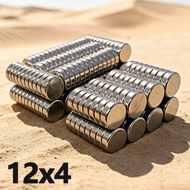 12x4mm Magnet Permanent Magnetic Imanes 5-300pcs Neodymium Magnet N35 NdfeB Round Shape 12*4mm Magnet Accessory