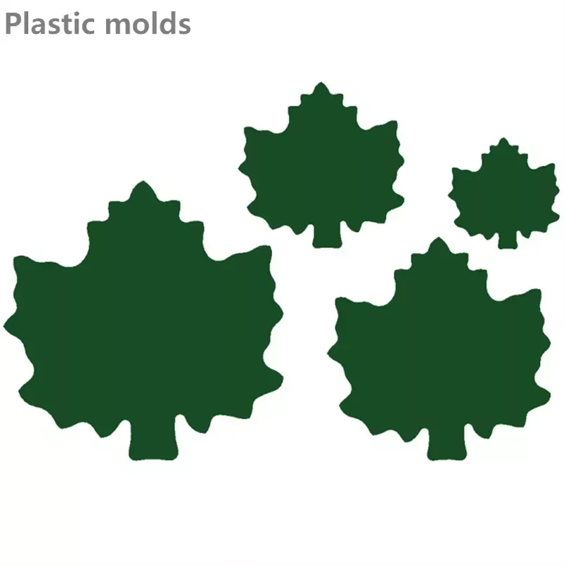 

Autumn Biscuit Mould,4 Style Red Maple Leaf Shape Cake Cookie Pastry Decorating Fondant Cutters Tools,Plastic Material