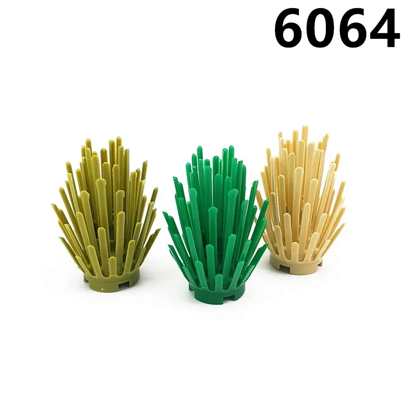 

Радужная свинка MOC, детали 6064, колючий куст для растений, 2x2x4, совместимы с цветочным деревом, кирпичи «сделай сам», строительные блоки, частицы, детская игрушка, подарок
