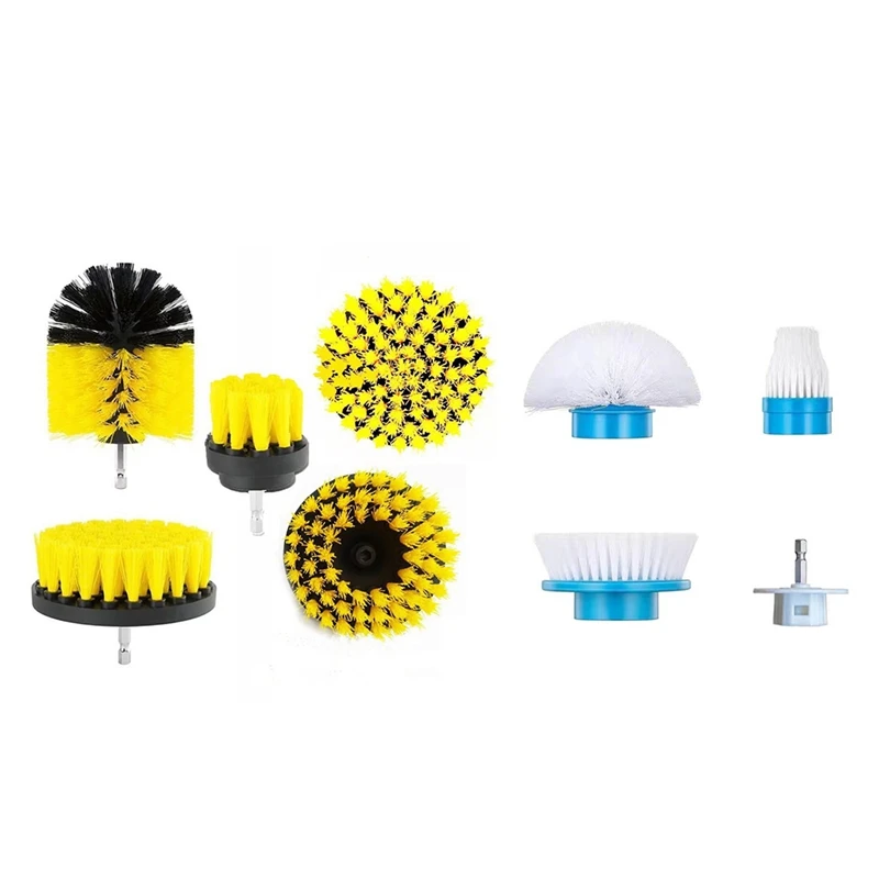 

Brush Set: Brush Set With Connection For Drill And Cordless Screwdriver (Brush Set For Cordless Screwdriver, Rim Brush)