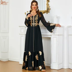 Eid Muslim Abaya for Women Party Dresses Jalabiya Ramadan Kaftan Islam Saudi Arab Long Robe Morocco Dubai Abayas 2024