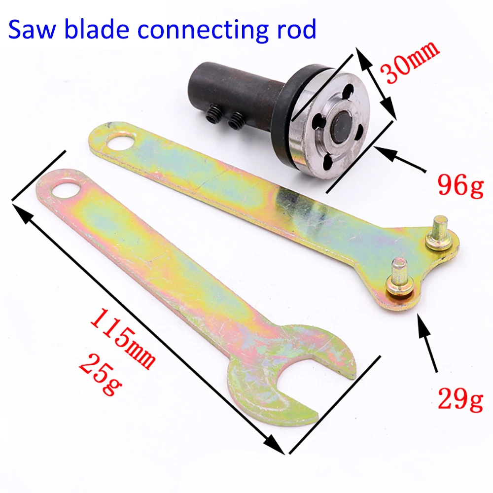 Biella per sega per smerigliatrice angolare di conversione per trapano elettrico da 10 mm per adattatore per supporto per maniglia per metalli con ruota per lucidatura a disco da taglio