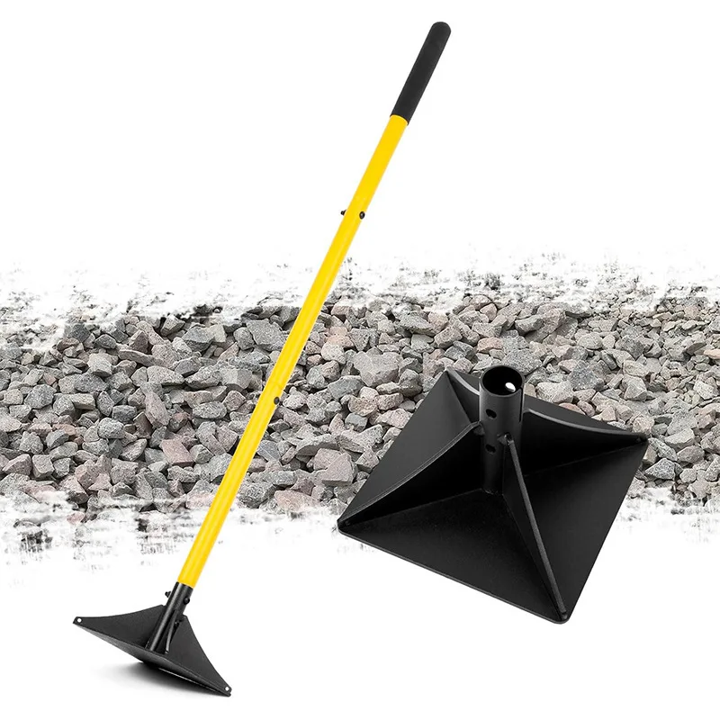 Detachable Steel Soil Compactor Garden Tamper Tool Hand Held Ground Presser For Landscaping Paving