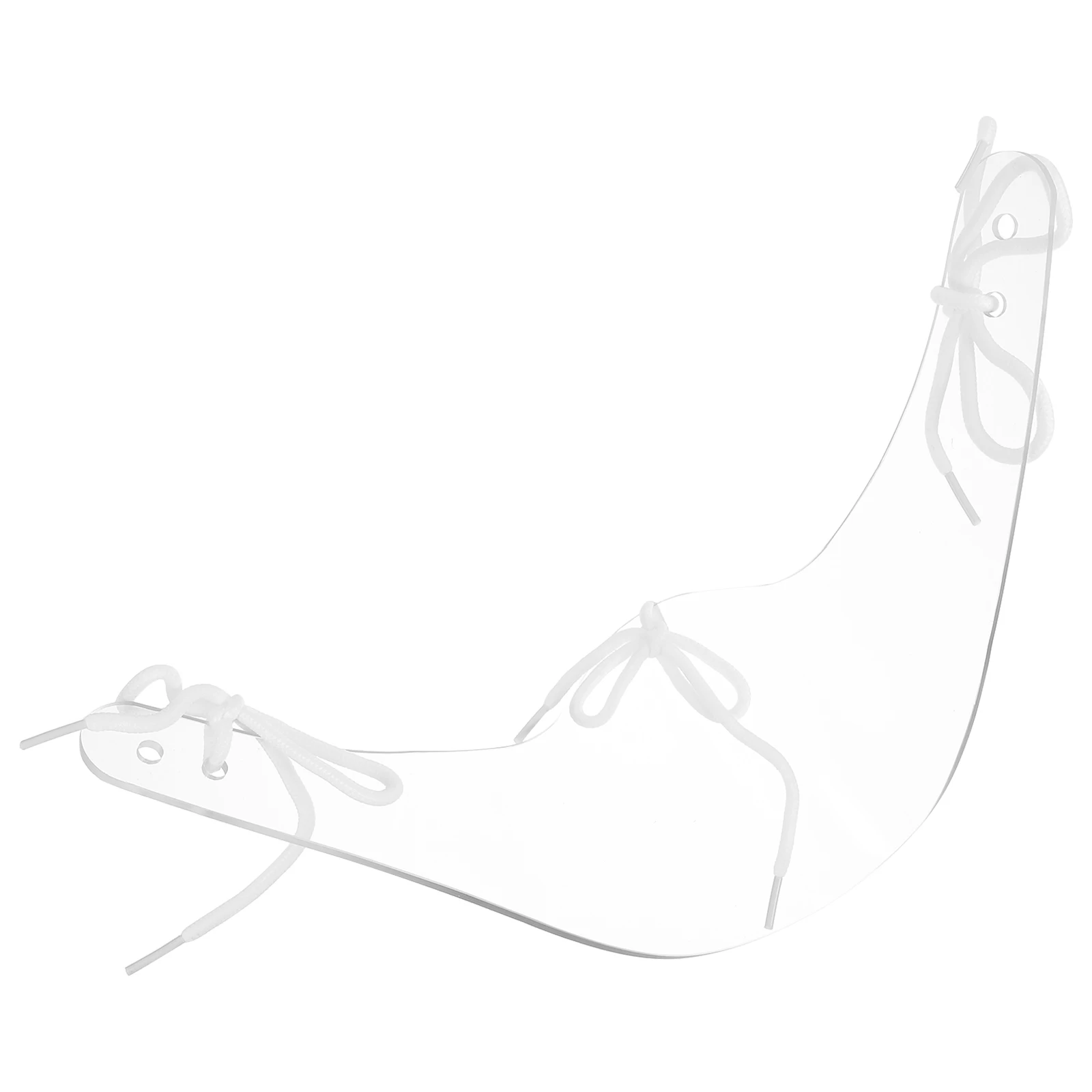 معدات حماية حارس المرمى الهوكي قطعة واحدة من واقي الرقبة الشفاف للرجال والكبار #3