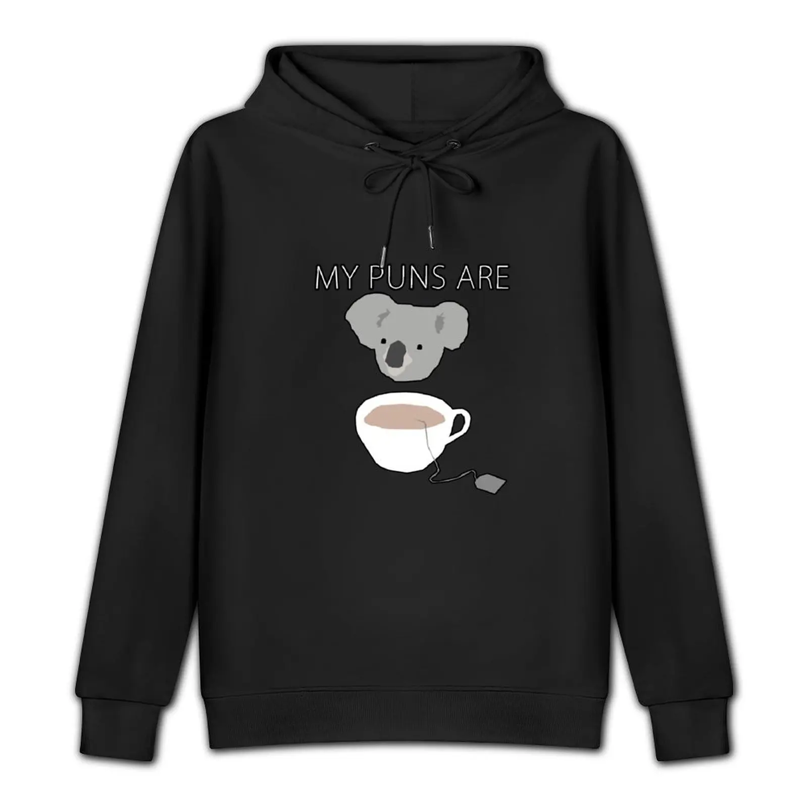 Koala Tea puns Pullover Hoodie male clothes men's sweat-shirt set hooded shirt tracksuit