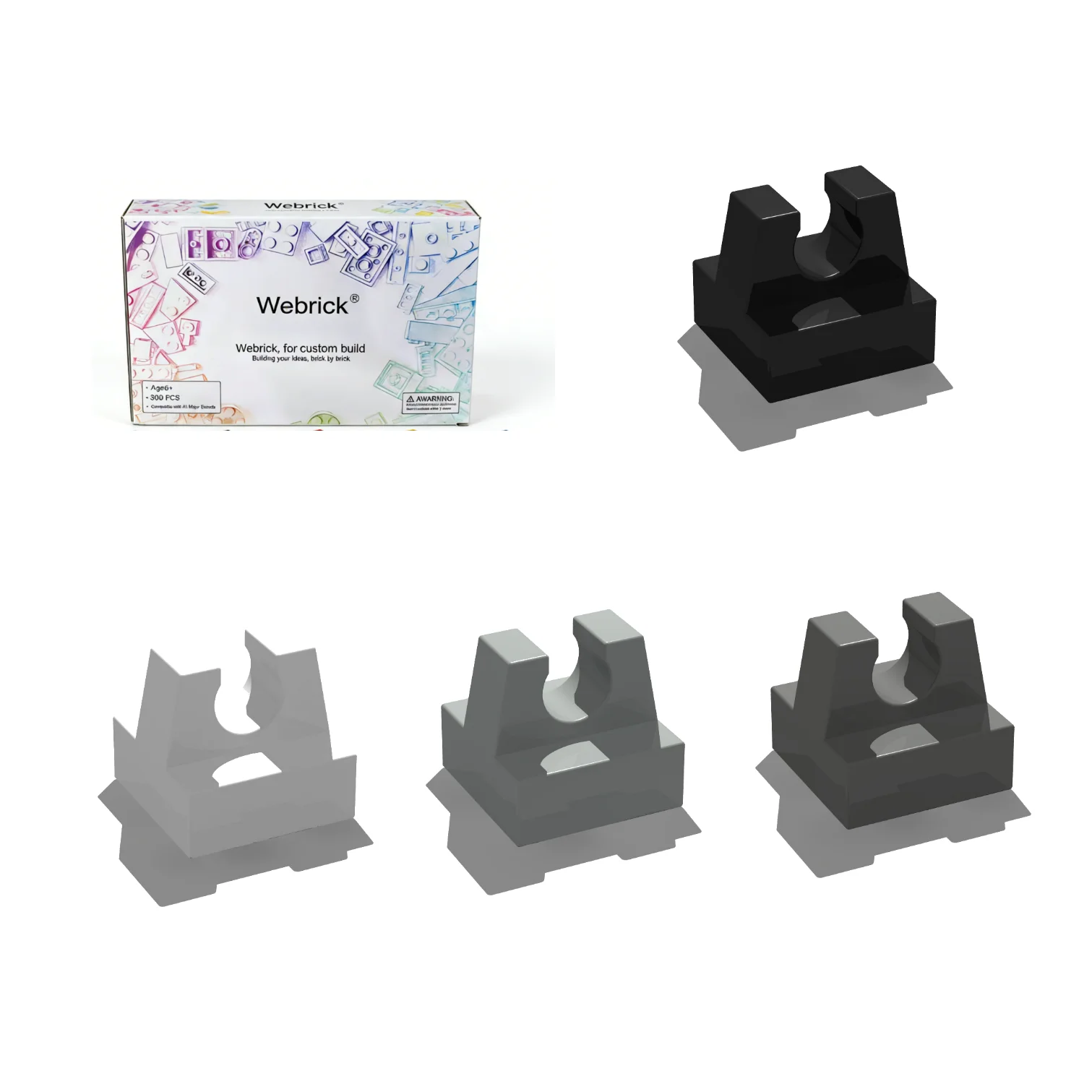 

Набор строительных блоков 200 шт. (15712 O-Type 1x1 Top Clamp Plate, 12825 Board) с коробкой, 100% совместимые детали для конструкторов