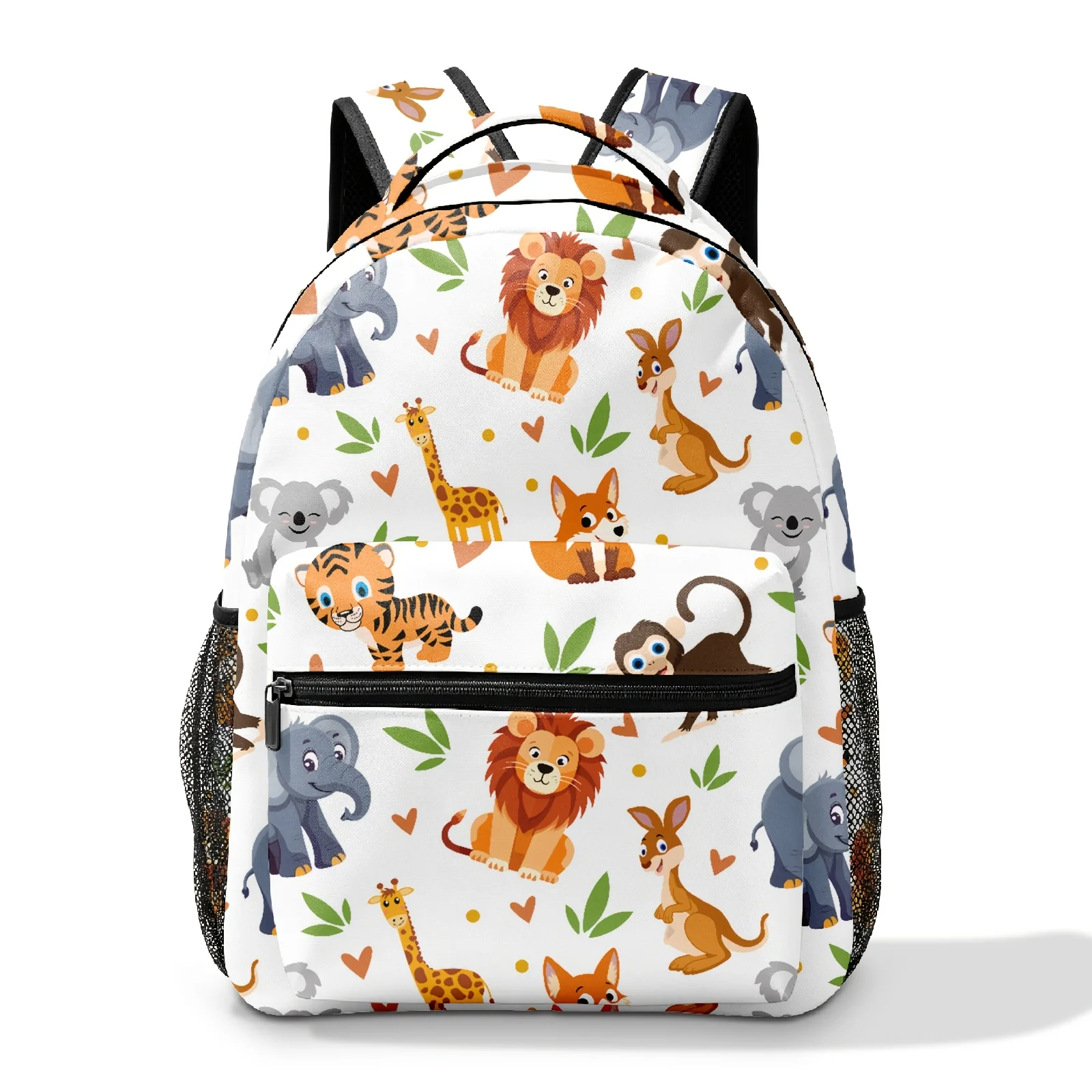 1pc of Fashionably Designed Fully Printed Backpack with Cute Animal Patterns Features Bright and Lively Colors