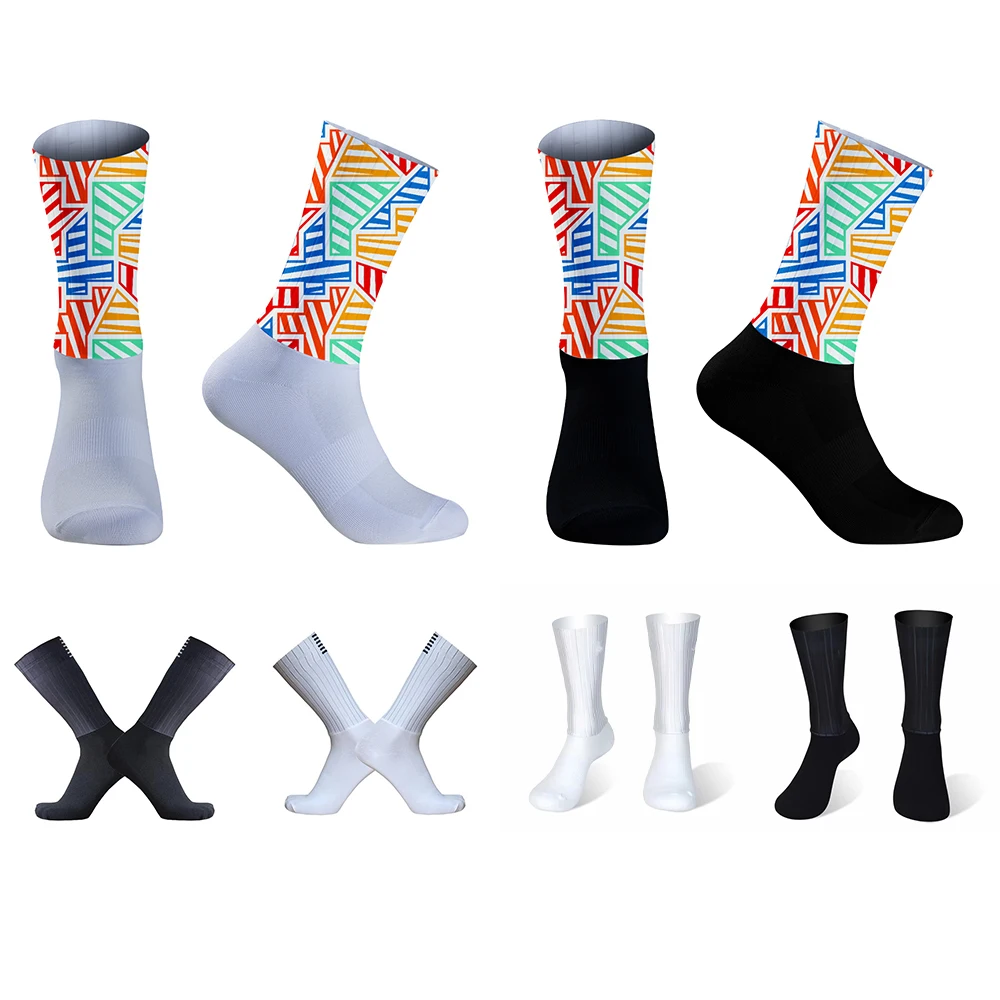 

2024 New Biking Sock Cycling Socks Sports Sweat Absorbent Breathable Soccer Compression Socks ﻿