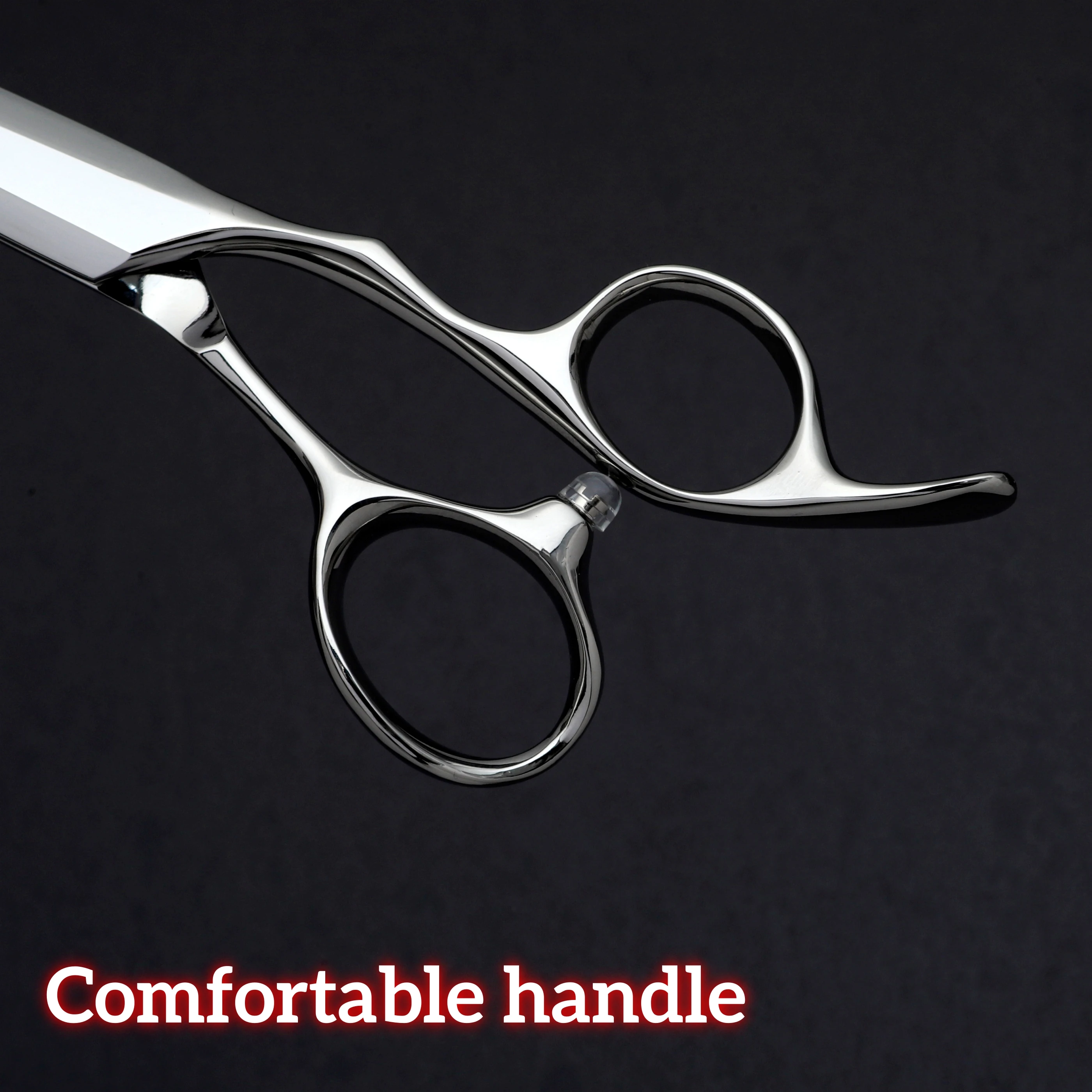 مقص شعر احترافي مقاس 6.3 بوصة من MURASAKI، مقصات حلاقة بتصميم فتحة أعمى على الطراز الجديد، ملحقات صالون الحلاقة من فولاذ الكوبالت VG10 #5